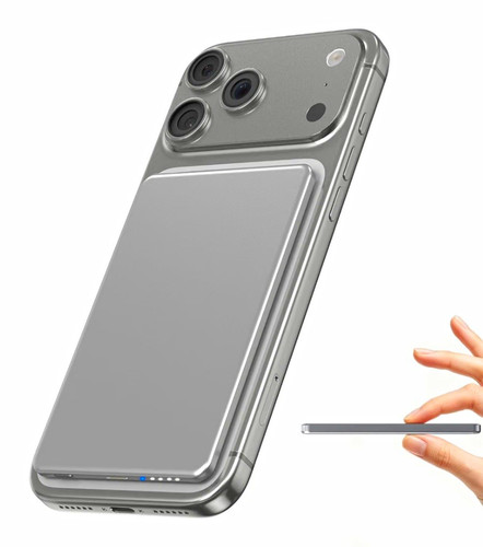 6000mah slim magnetic - slim, qi